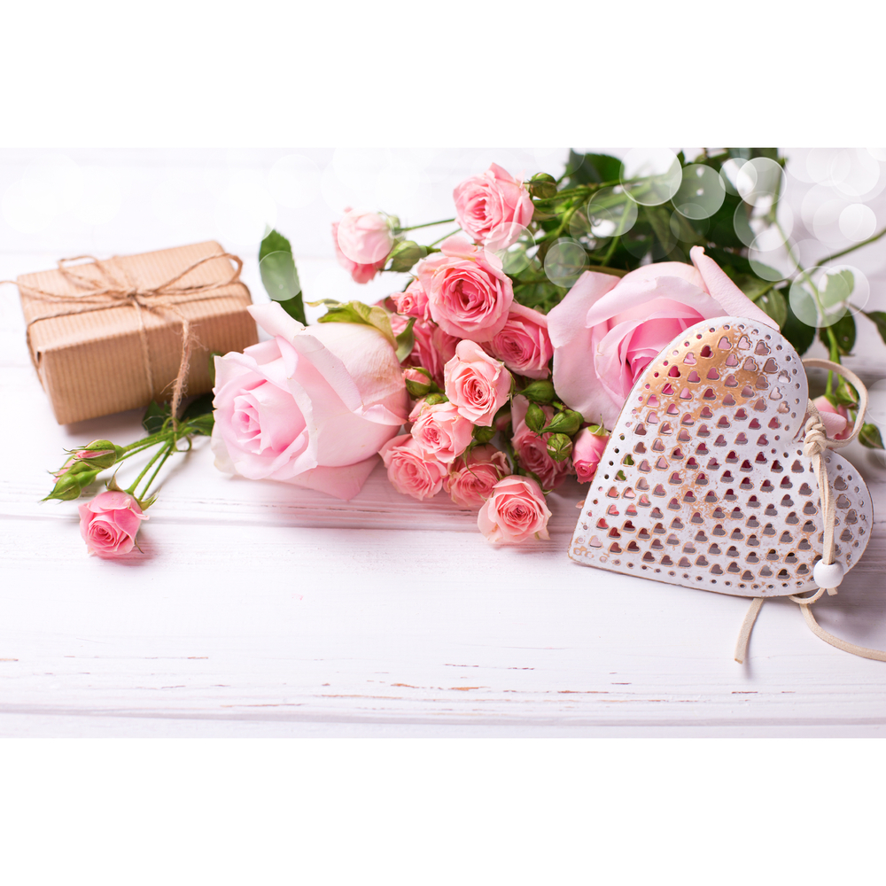 Фото, Видеообзоры алмазна мозаїка strateg преміум подарунок з ніжністю розміром 30х40 см (heg87057)