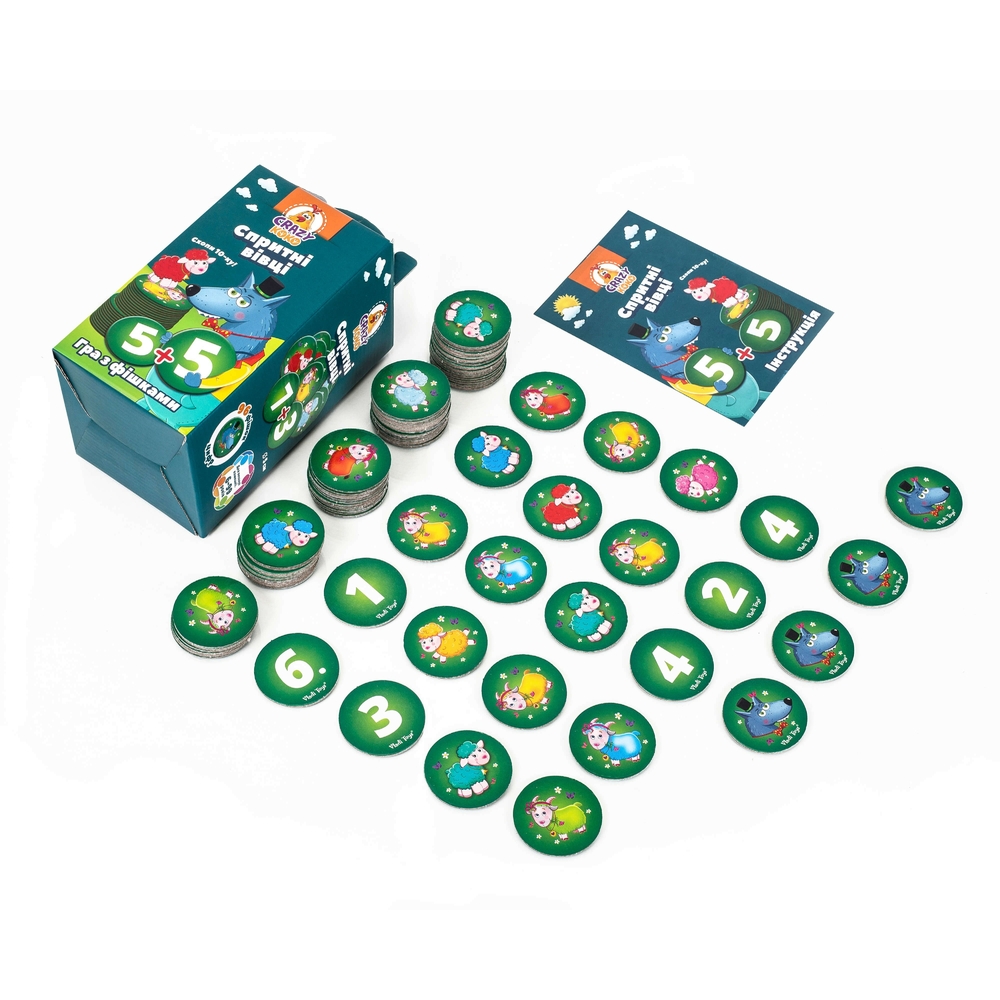 Фото, Видеообзоры гра настільна «спритні вівці. схопи 10-ку!» vt8033-03