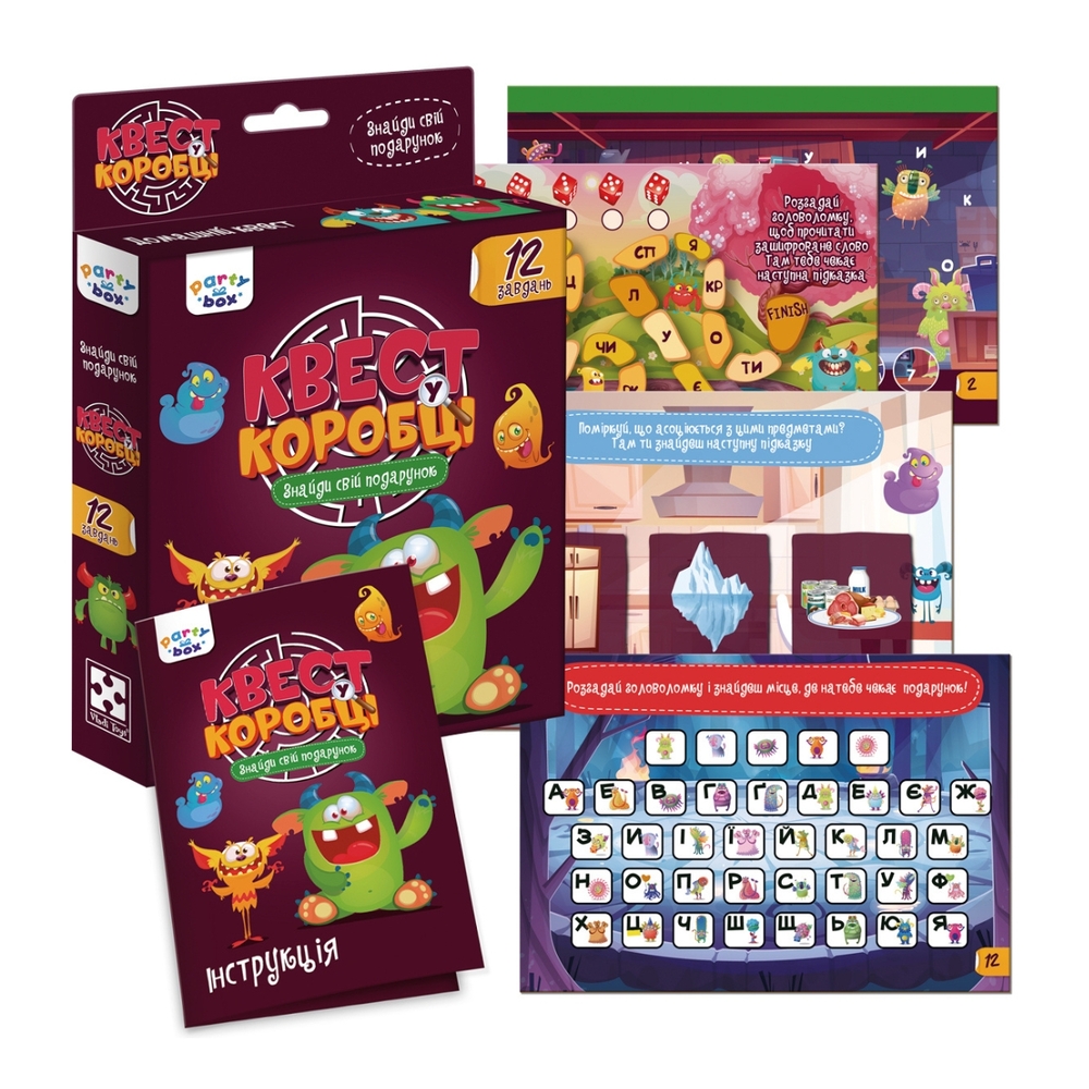 Фото, Відеоогляди гра настільна vladi toys розважальна. квест у коробці монстри vt5902-02