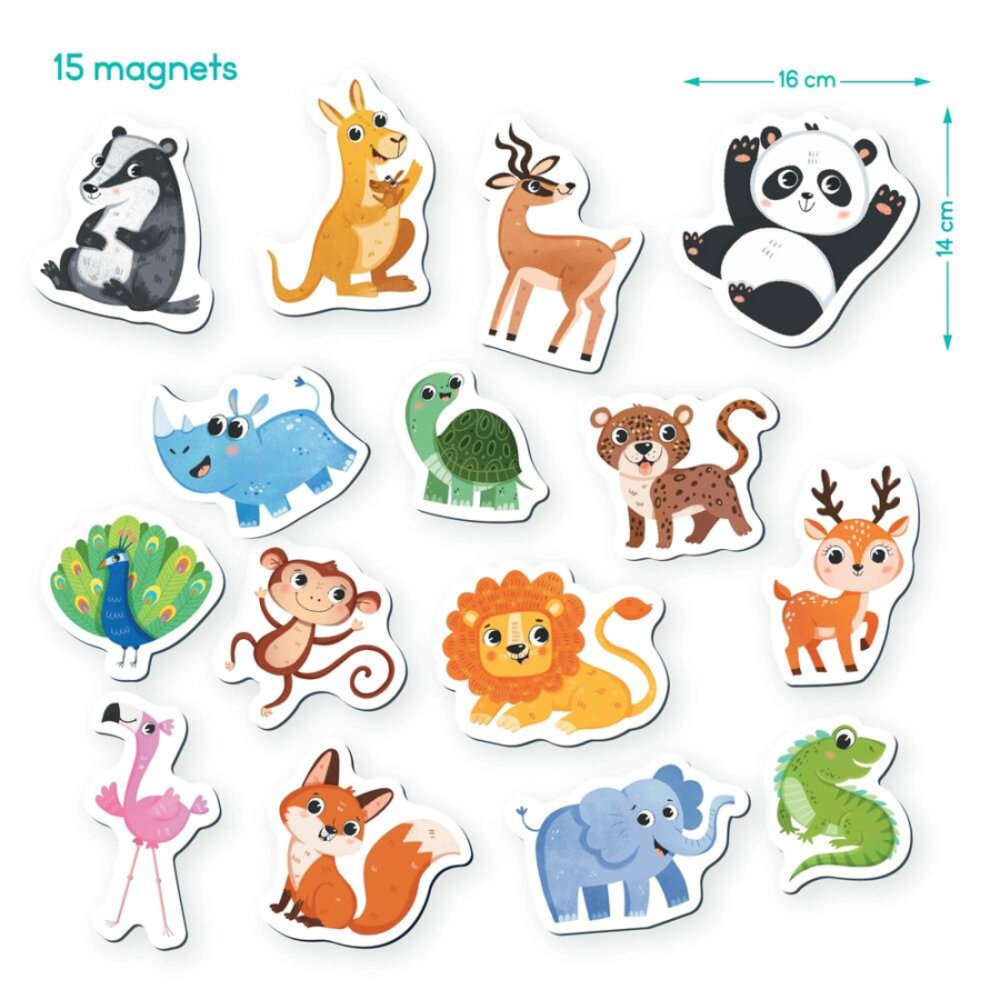 Фото, Видеообзоры набір магнітів dodo дикі тварини