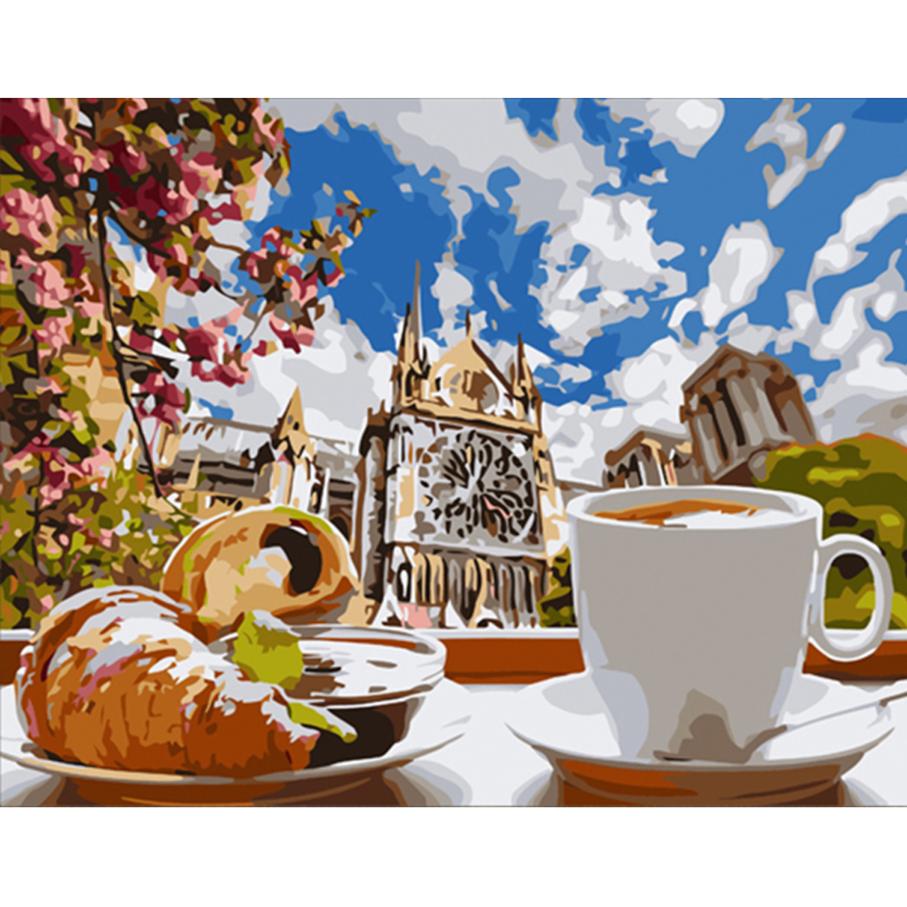 Фото, Видеообзоры картина за номерами strateg преміум снідонок у лондоні розміром 40х50 см (hh091)