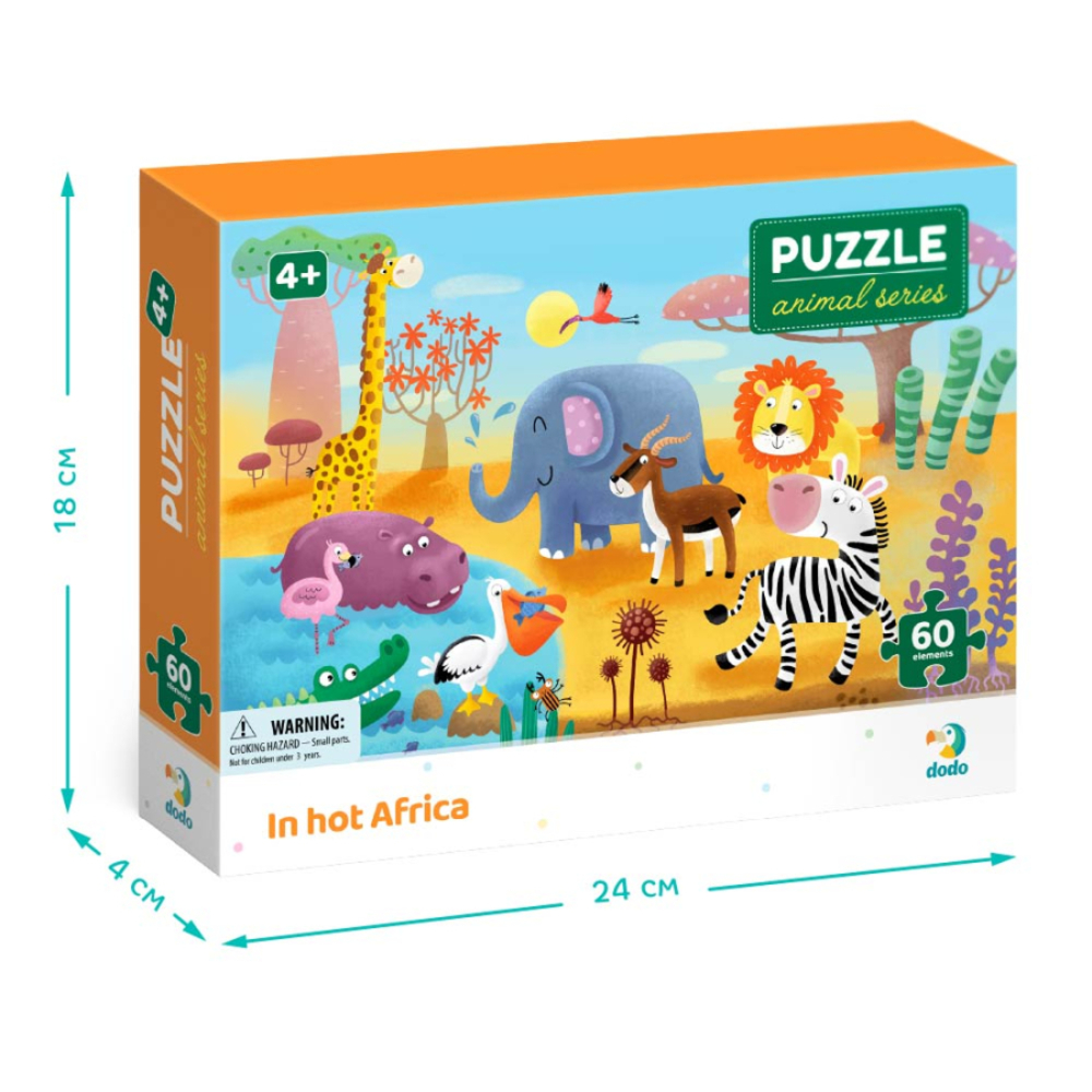 Фото, Видеообзоры пазл dodo спекотна африка