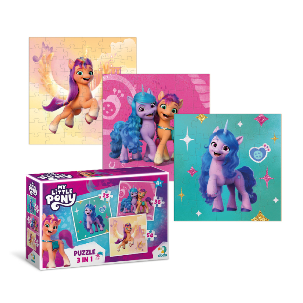 Фото, Відеоогляди набір пазлів 3в1 dodo my little pony