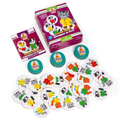 Фото, Відеоогляди гра настільна vladi toys розважальна crazy koko «скажи «мяу!» vt8025-07