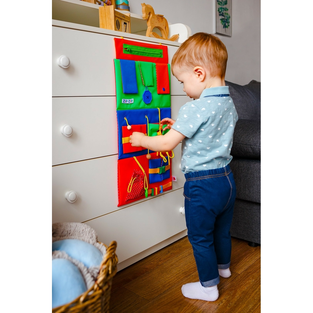 Фото, Відеоогляди бізіборд із застібками "три гральні панелі" roter kafer rz1001-01