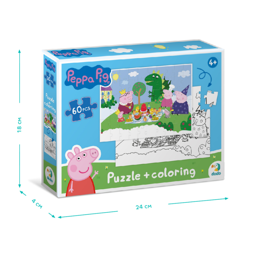 Фото, Відеоогляди пазл 2в1 dodo peppa pig казковий пікнік