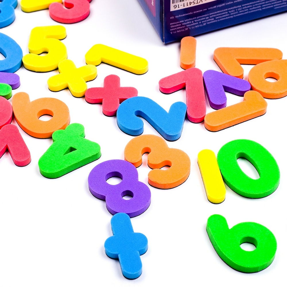 Фото, Видеообзоры магнітний набір «математика з маркером» vt5411-16