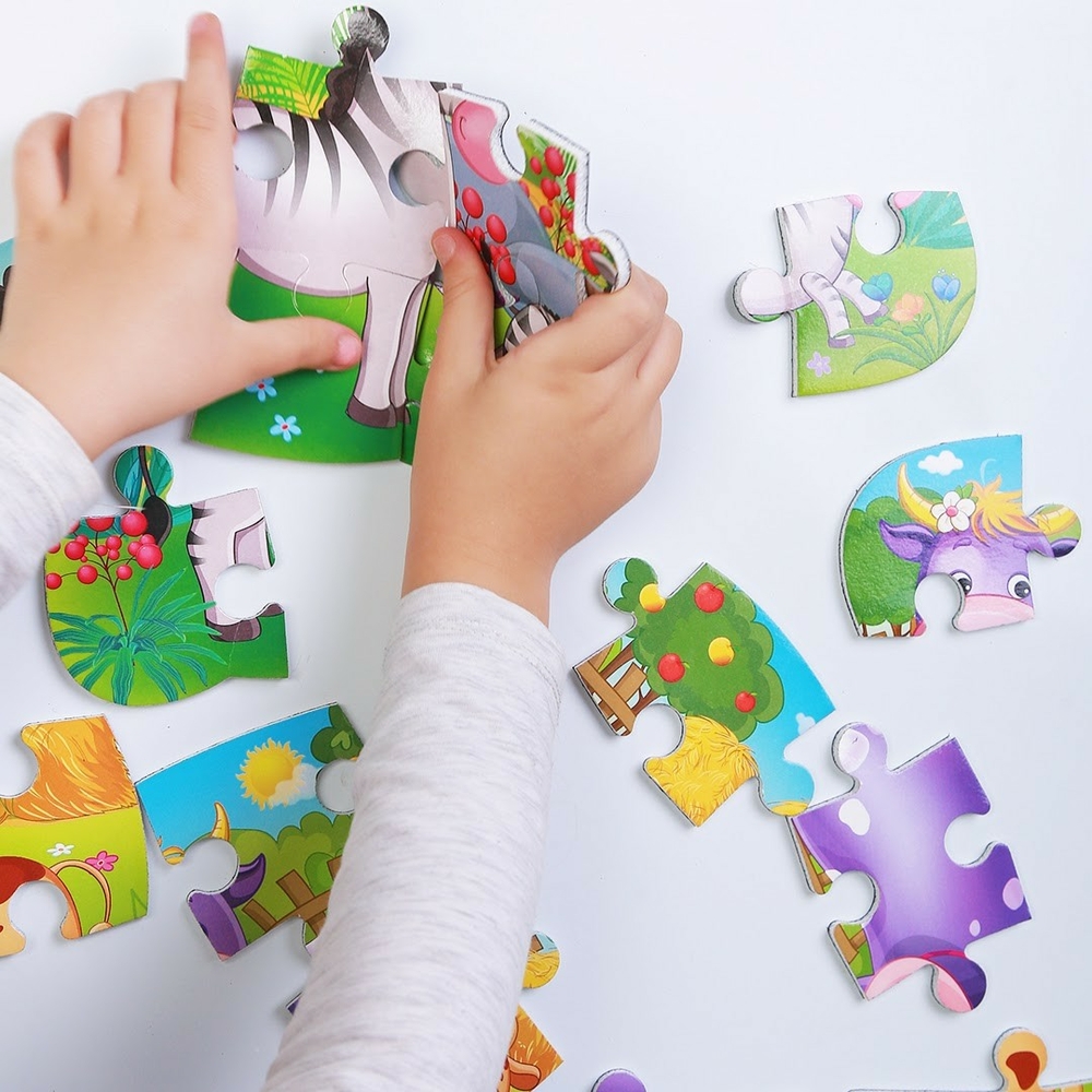 Фото, Відеоогляди пазли на магніті а5 "корова і теля" vt3205-74