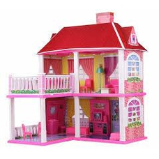 Будинок 6980 (6шт) 83,5-70-25,5см,2в1,2этажа,5комнат,мебель,для куклы16см,в кор-ке, 63-48-9,5см