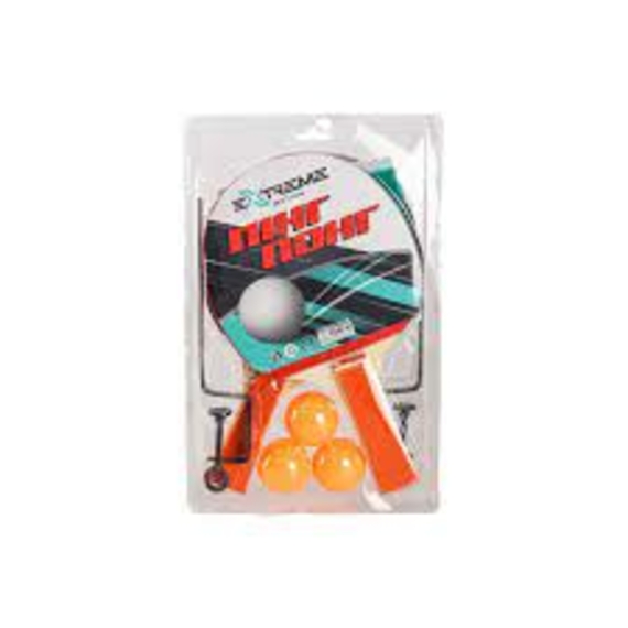 Тенісний набір ТТ242200 (50шт) 2 ракетки, 3 мячики в слюді з сіткою, товщ 7мм