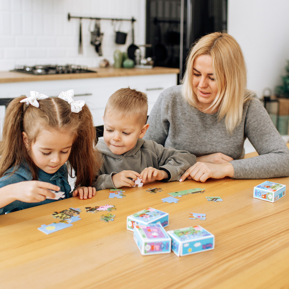 Фото, Відеоогляди пазл-міні dodo peppa pig подорож на мотоциклі