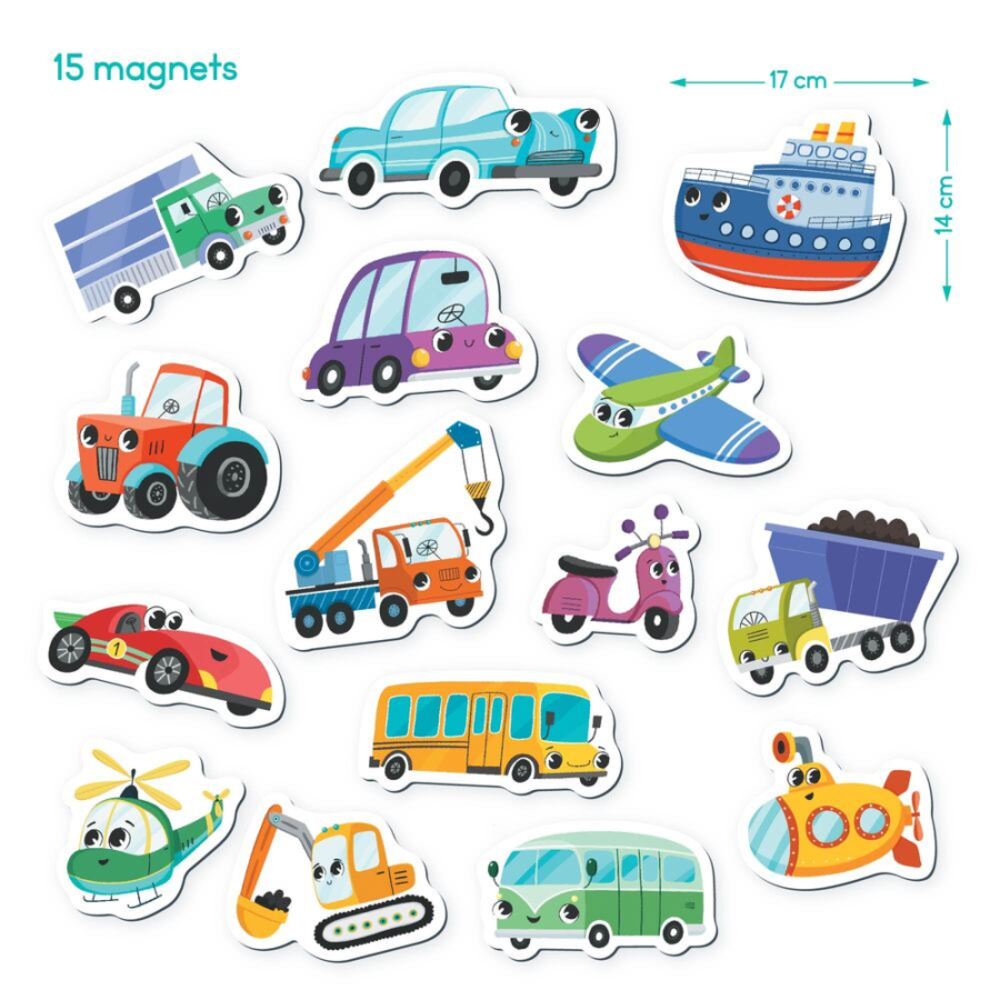 Фото, Відеоогляди набір магнітів dodo транспорт