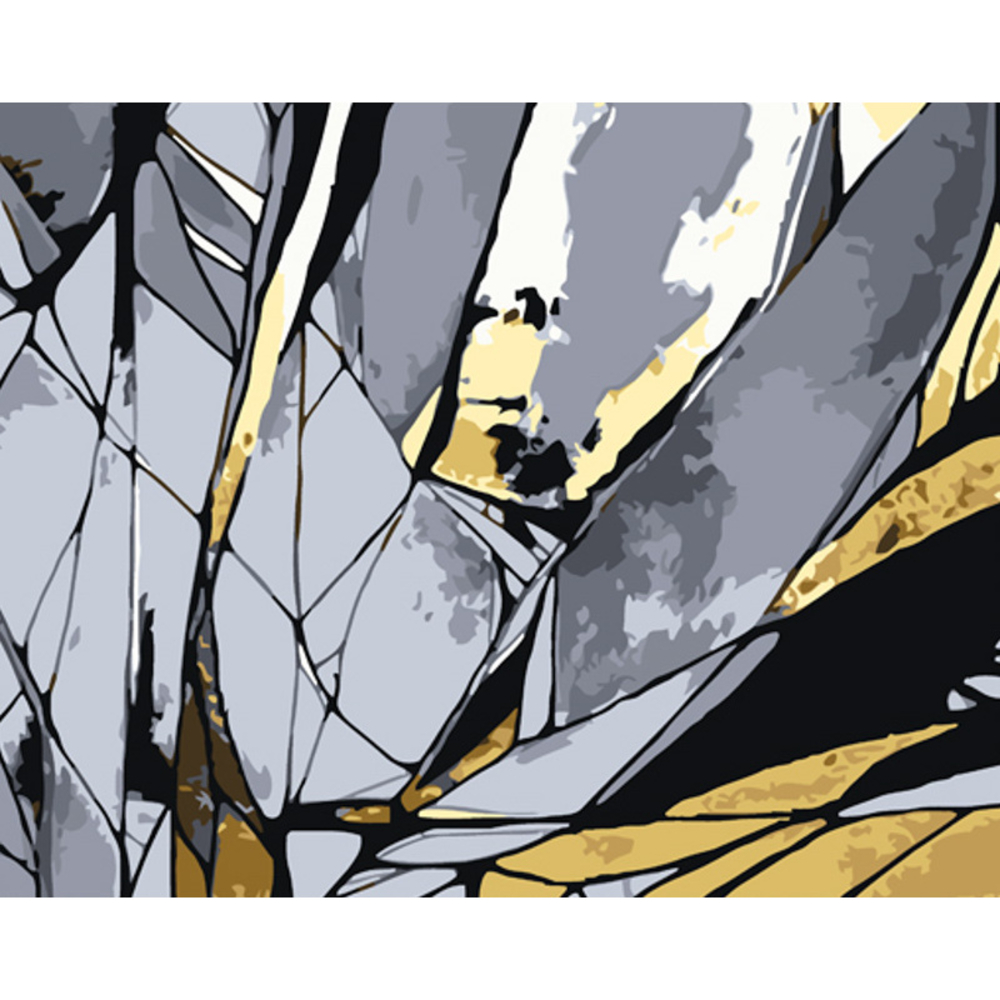 Фото, Відеоогляди картина за номерами strateg преміум розбите скло з лаком розміром 40х50 см (gs1087)