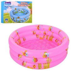 Бассейн D25650 (12шт) детский, круглый, 90см, в кор-ке, 28,5-21,5-5см