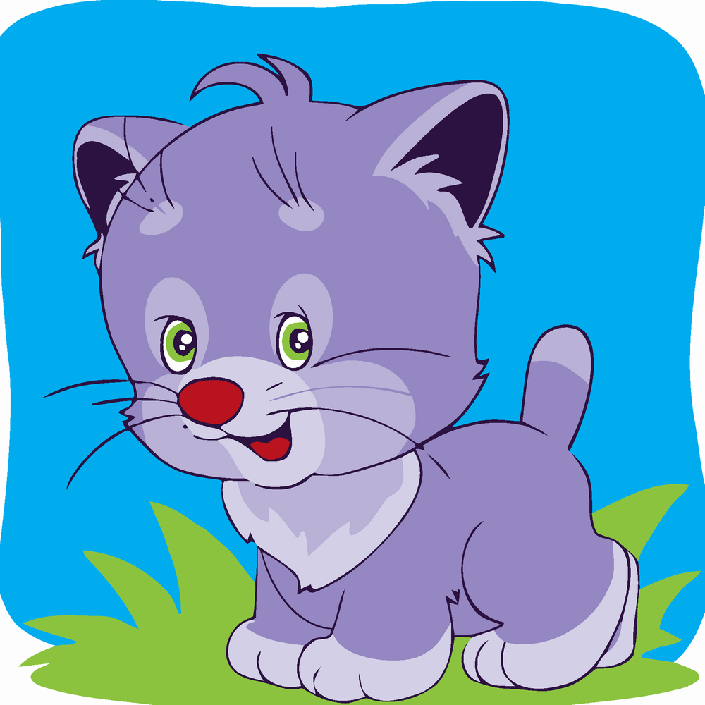 Фото, Видеообзоры картина за номерами strateg кошенятко розміром 20х20 см (hh7058)