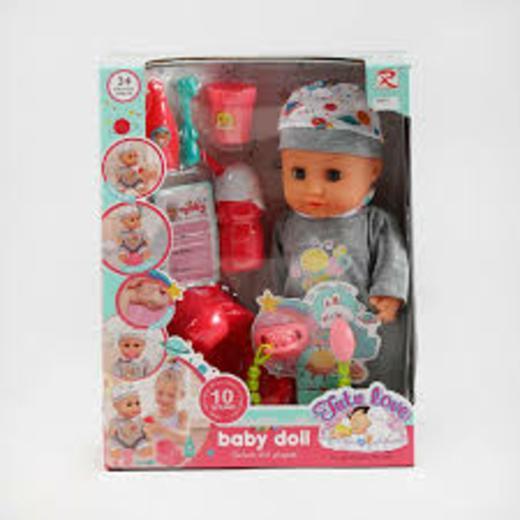 Пупс 6910 (24) п'є з пляшечки, ходить у горщик,  аксесуари, муз чіп, 34см, в кор