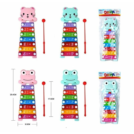 Ксилофон 668-58/59 котик жабка в кульку /288/