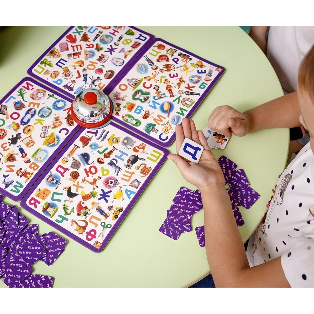 Фото, Видеообзоры гра зі дзвоником «гостре око. абетка» vt8010-14