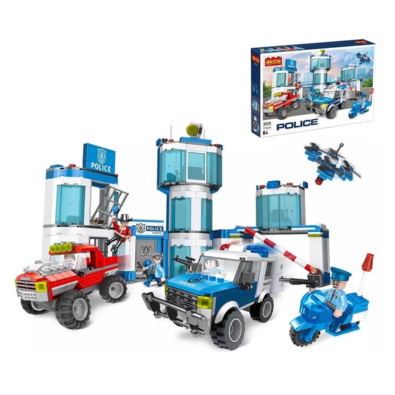 Конструктор COGO 3925  "Поліцейська дільниця" 731 дет