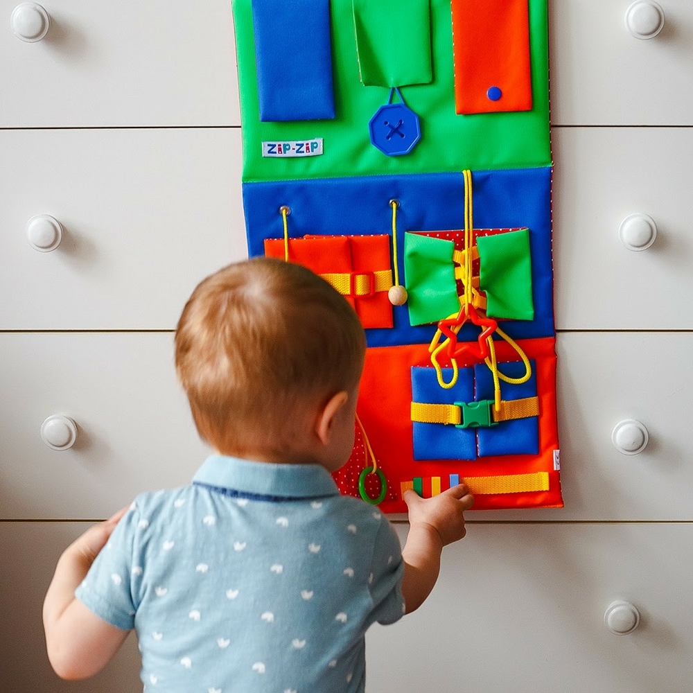 Фото, Відеоогляди бізіборд із застібками "три гральні панелі" roter kafer rz1001-01