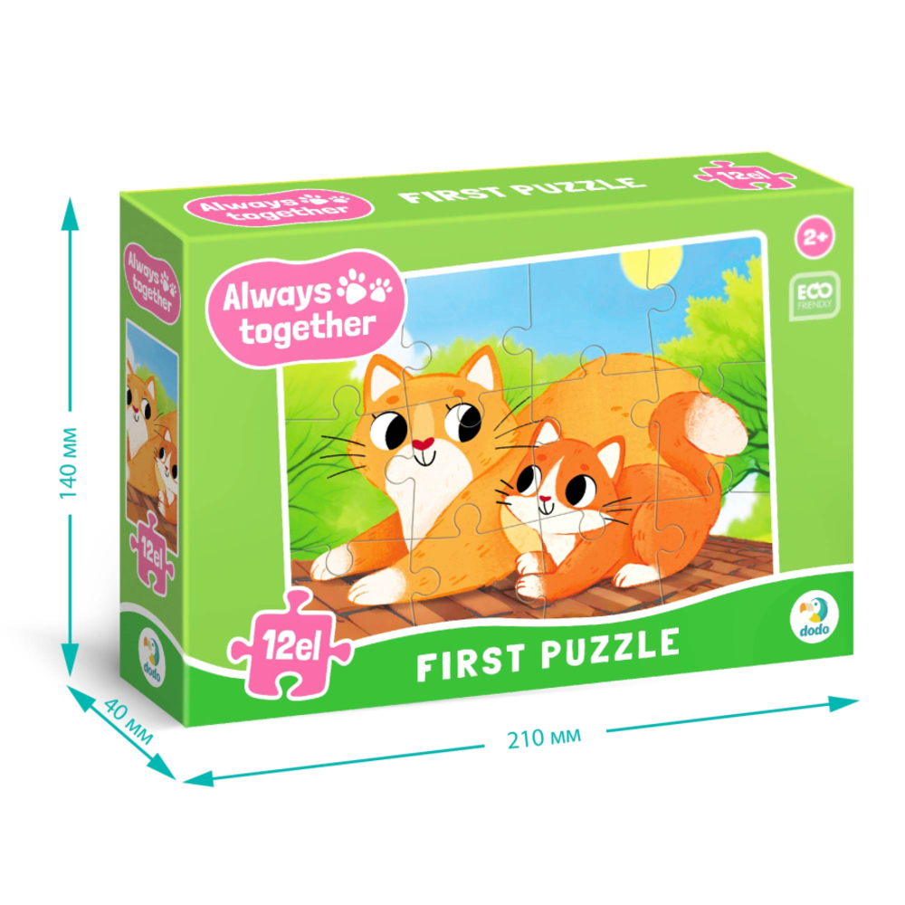 Фото, Відеоогляди пазл dodo завжди разом котики