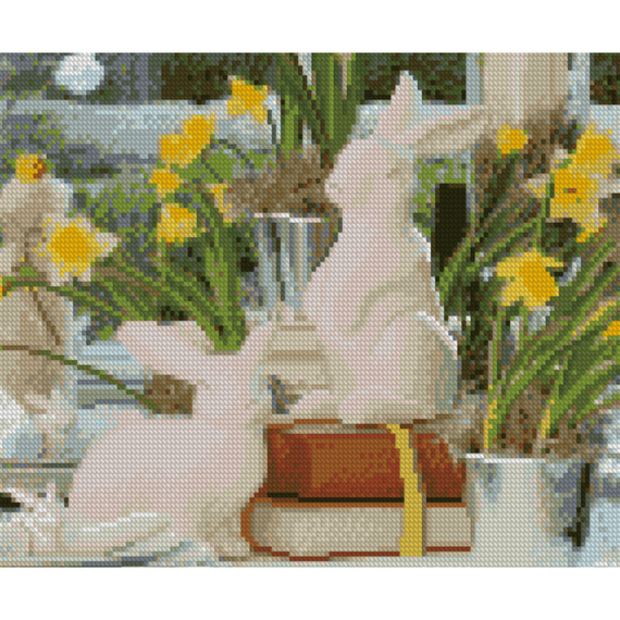 Отзывы  алмазна мозаїка strateg преміум веселі статуетки 30х40 см hx192