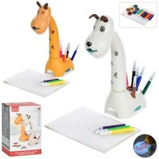 Проектор 2022-3-4 (28шт) 27см, фломастери 12шт, слайди 48шт, блокнот, 2 види Проектор 2022-3-4 (28шт) 27см, фломастери 12шт, слайди 48шт, блокнот, 2 види