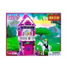 Конструктор COGO Girls 3269 (вежа принцеси) 167деталей
