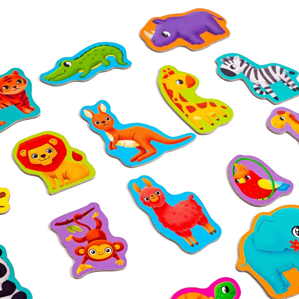 Фото, Відеоогляди набір магнітів «зоопарк» vt3106-25