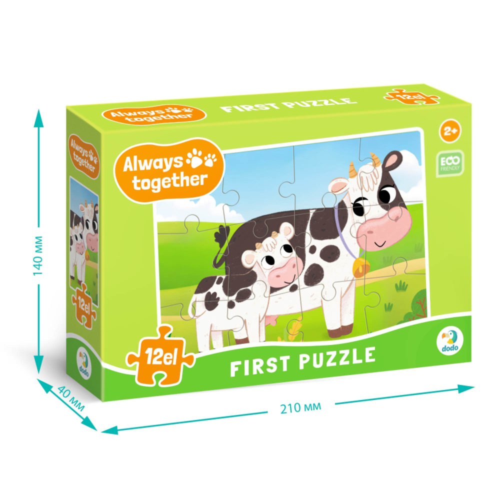 Фото, Відеоогляди пазл dodo завжди разом корівки