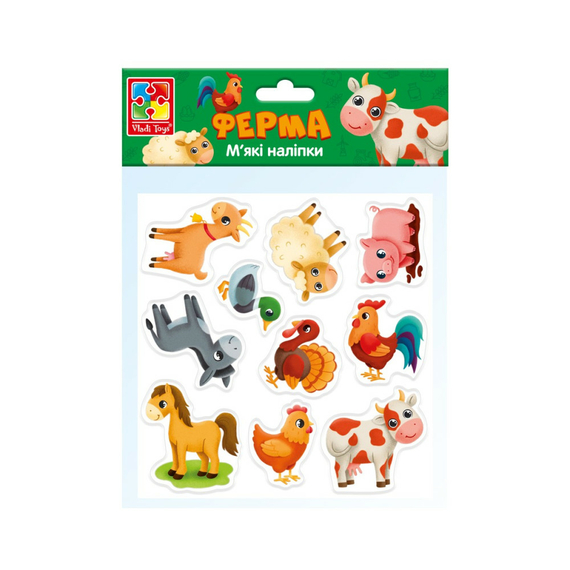 М'які наліпки «Ферма» VT4210-08