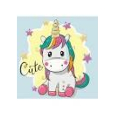 Картина по номерам "Радужная единорожка" 30*30см