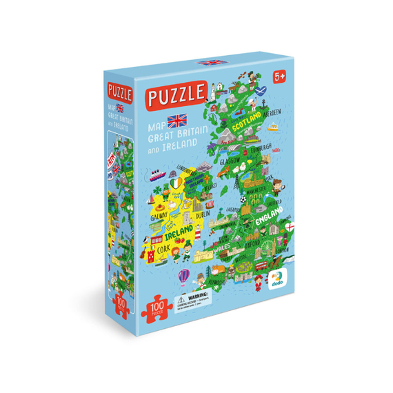 Пазл Dodo Мапа Великобританії та Ірландії