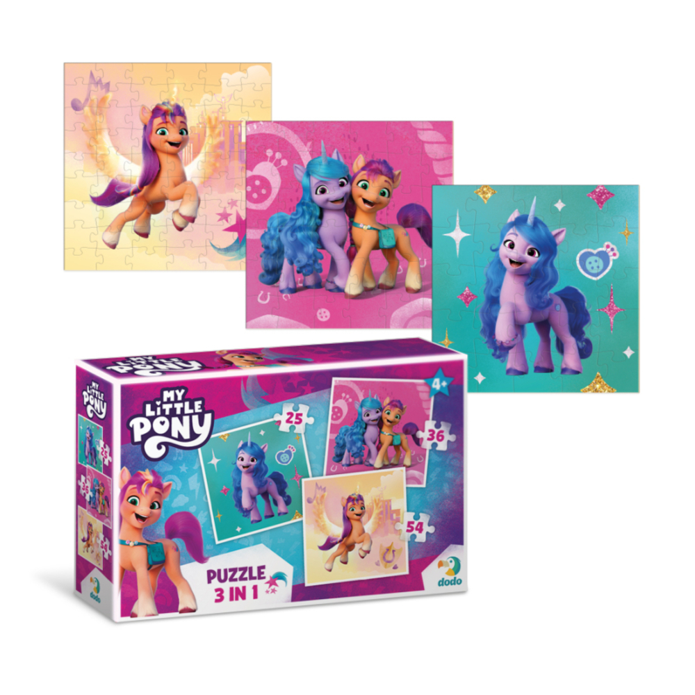Фото, Відеоогляди пазл 3в1 dodo my little pony іззі та санні