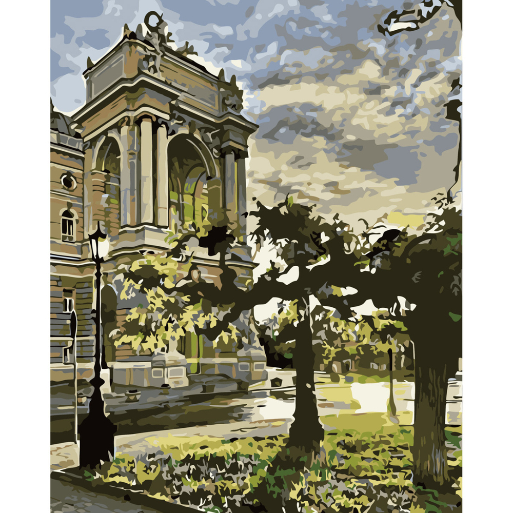 Фото, Видеообзоры картина за номерами strateg преміум театр опери та балету  з лаком розміром 30х40 см (ss-6579)