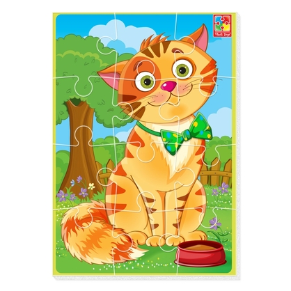 Фото, Відеоогляди гра розвиваюча vladi toys м'які пазли а5 малюк зможе "кіт"