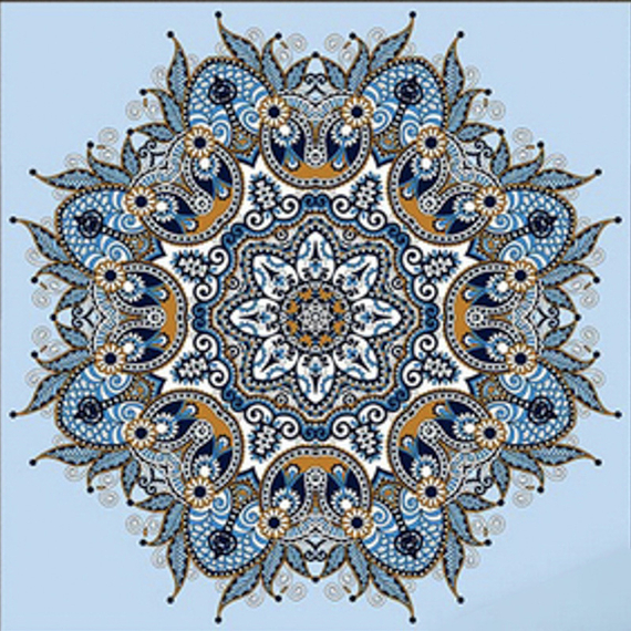 Отзывы  алмазна мозаїка strateg преміум  ажурна мандала розміром 30х30 см  (me13820)