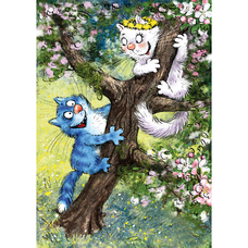 Картина за номерами Strateg ПРЕМІУМ Навздогін з лаком розміром 30х40 см SS-6384