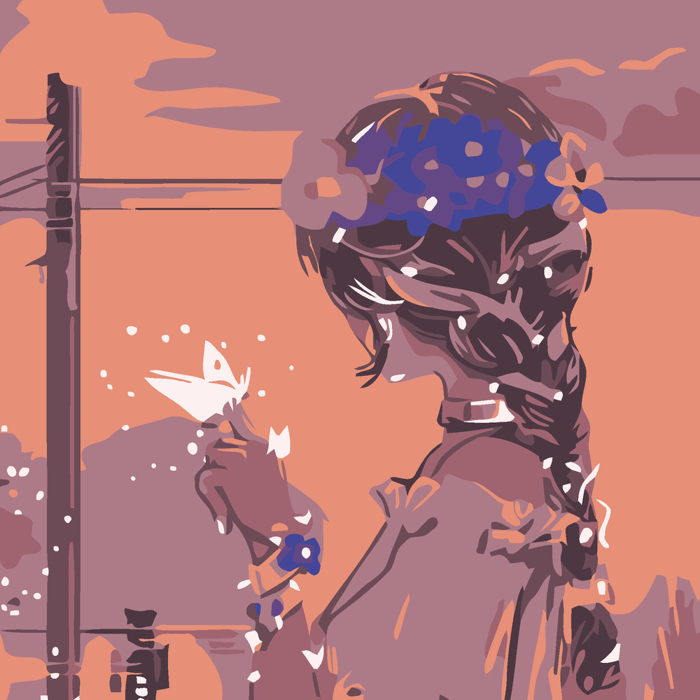 Фото, Видеообзоры картина за номерами strateg віночок мрій розміром 20х20 см (hh7108)