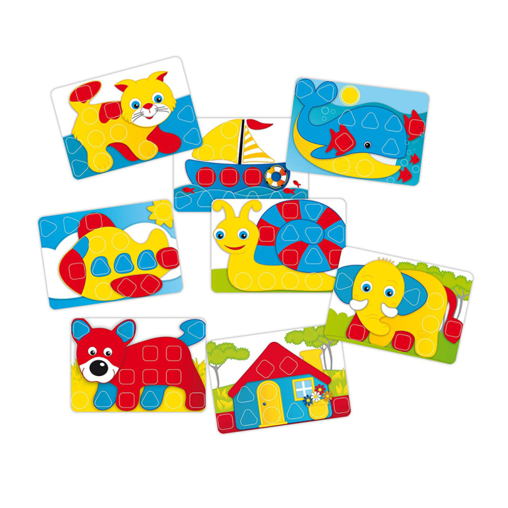 Фото, Відеоогляди набір для занять мозаїкою quercetti pixel baby