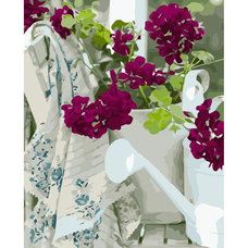 Картина за номерами Strateg ПРЕМІУМ Квітковий настрій 2 з лаком розміром 40х50 см VA-3602 Картина за номерами Strateg ПРЕМІУМ Квітковий настрій 2 з лаком розміром 40х50 см VA-3602