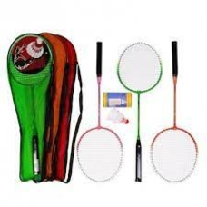 Бадмінтон BT-BPS-0075 2 ракетки(кручена нитка) з воланчиками в сумці 3 кол./30
