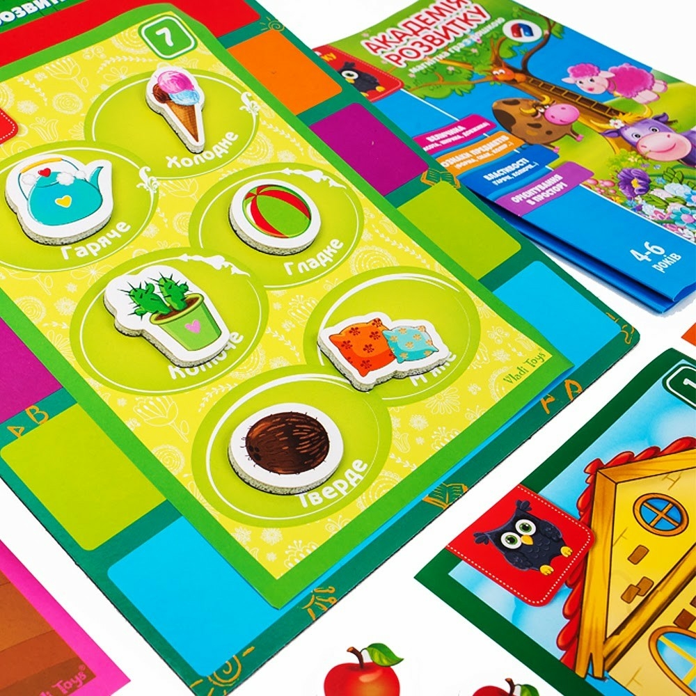 Фото, Відеоогляди магнітна гра з дошкою «академія розвитку» vt5412-03