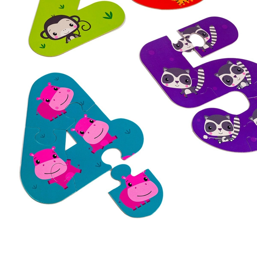 Фото, Відеоогляди максі пазли «fisher-price. мої перші цифри» vt1711-07