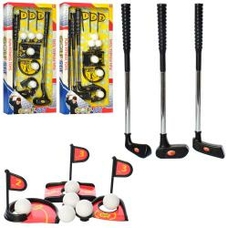 Гольф MR0047 (24шт) лунки 3шт, клюшки 3 шт, м'ячики 6шт, прапорці, 3 види, кор