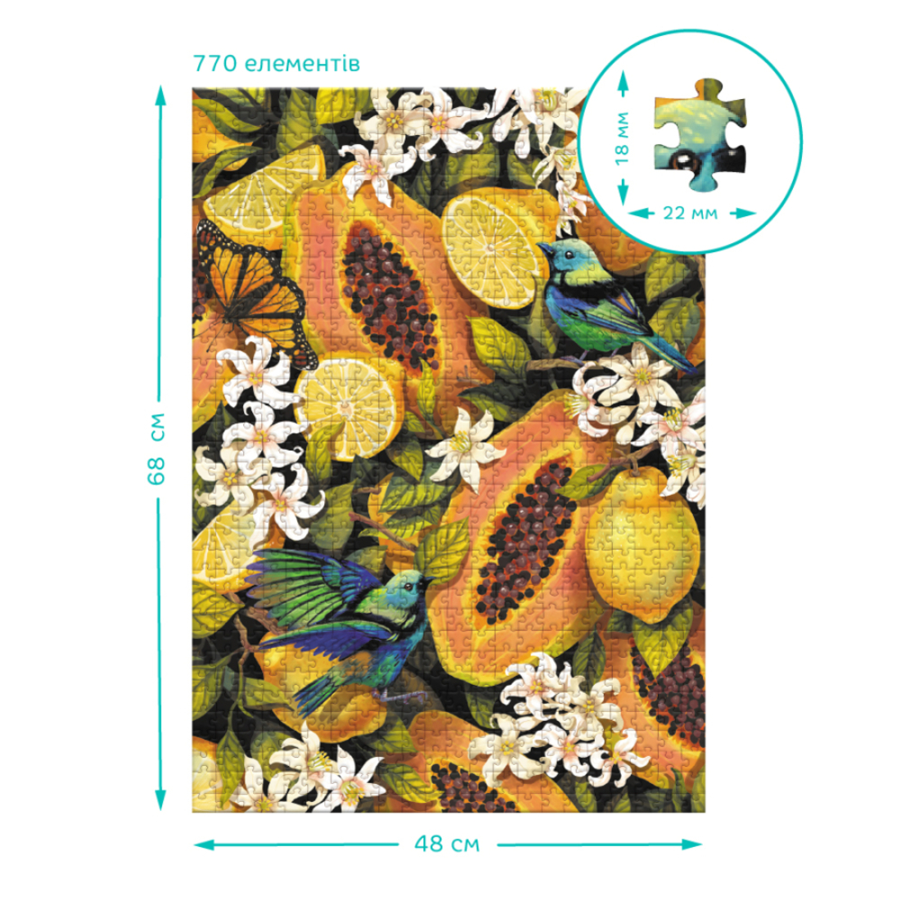 Фото, Відеоогляди пазл dodo ботаніка тропічні фрукти