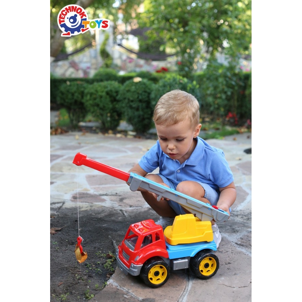 Фото, Відеоогляди іграшка "автокран технок" (в коробці), арт.4555