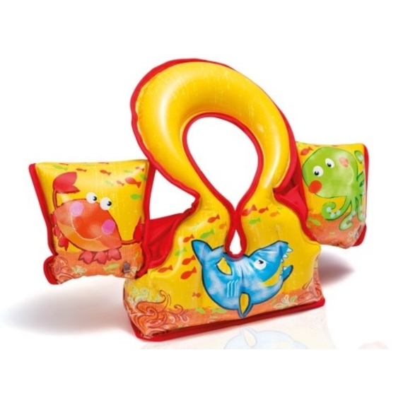 Жилет 58673 (24шт) с морскими животными, 66-44см, 3-6 лет