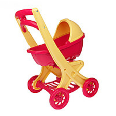 Візок для ляльок з люлькою 0122/01,02,03 сидяча