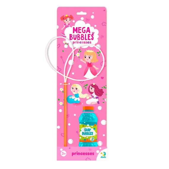 Мильні бульбашки Dodo Mega Bubbles Принцеси 450 мл